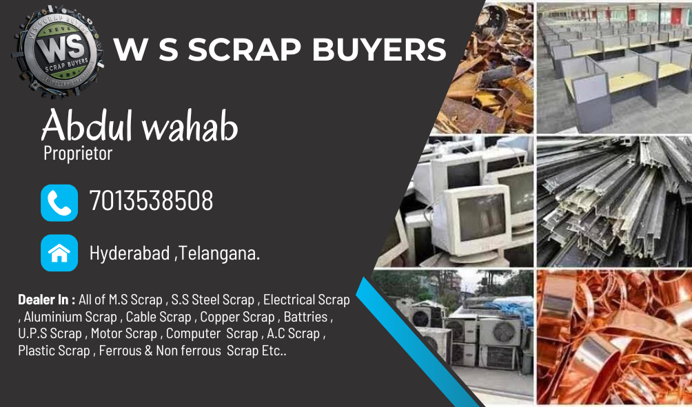 Cover photo of W S Scrap buyers in Hyderabad